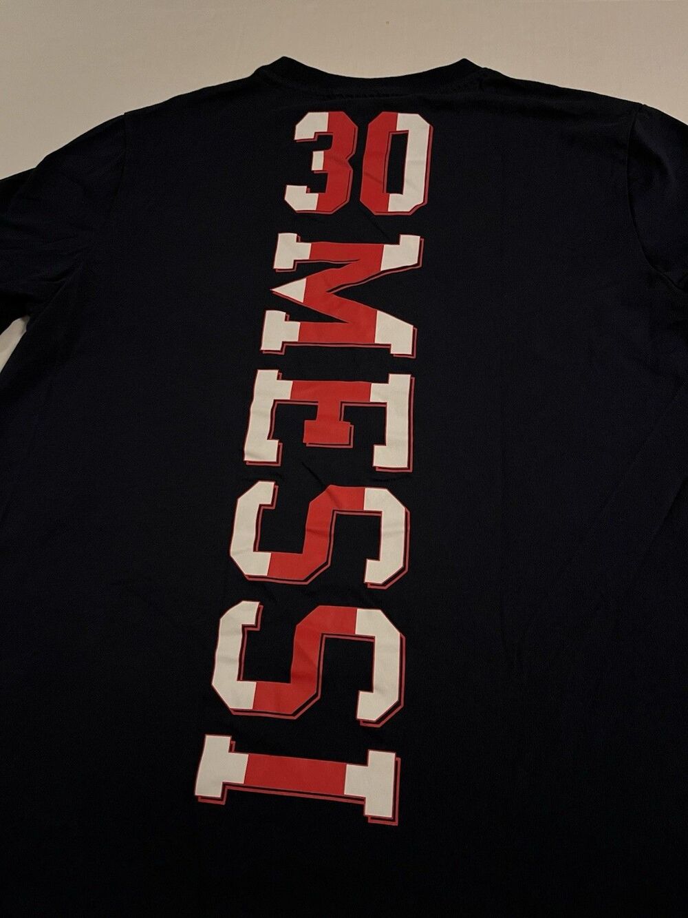 Lionel Messi Paris Saint Germain OFFICIAL Soccer PSG Jersey T-Shirt XL Blue FC